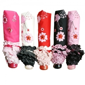 [3단우산]랜드스케이프 3단수동꽃무늬 30개 이상 대량구매는 전화주세요:D색상무조건랜덤(지정불가)